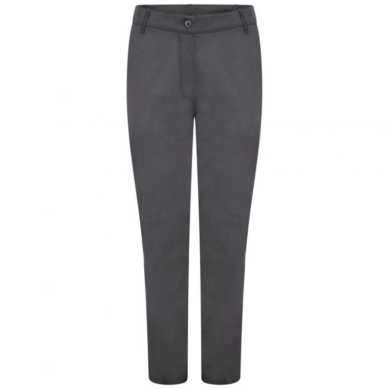 Girls Grey Skinny School Trousers Stretch Women Slim Fit Office Work Day  Trouser | eBay